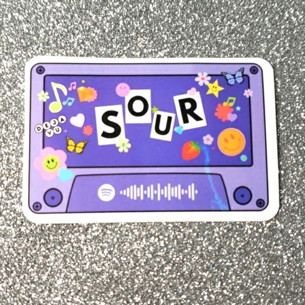 10/$10 Waterproof Sticker Cassette Tape Olivia Rodrigo